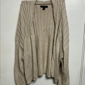 American Eagle Outfitters Cream Chunky Knit Cardigan